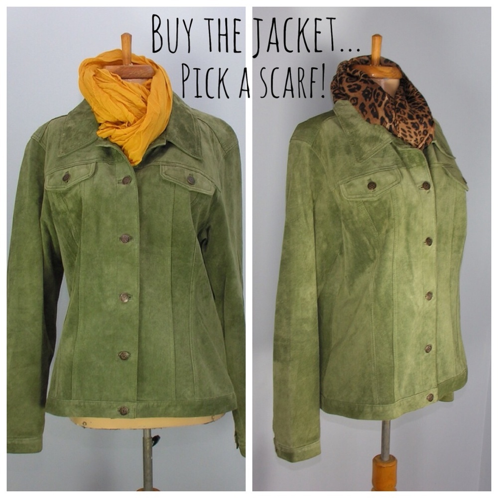 ECU Green Suede Jacket